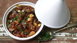 Morocco: Traditional Lamb Tagine with Apricots and Almonds