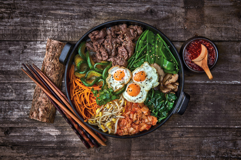 Bibimbap (Korean Mixed Rice Bowl)