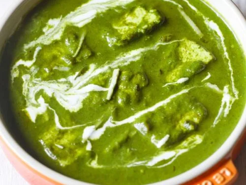 Palak Paneer (Spinach and Cheese Curry)