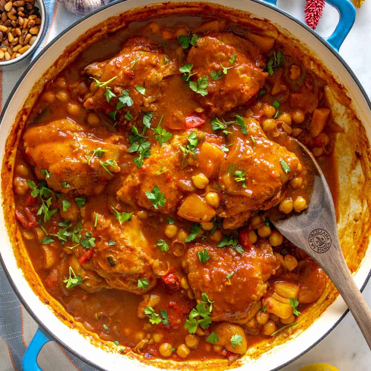 Tagine with Chicken, Olives, and Lemon