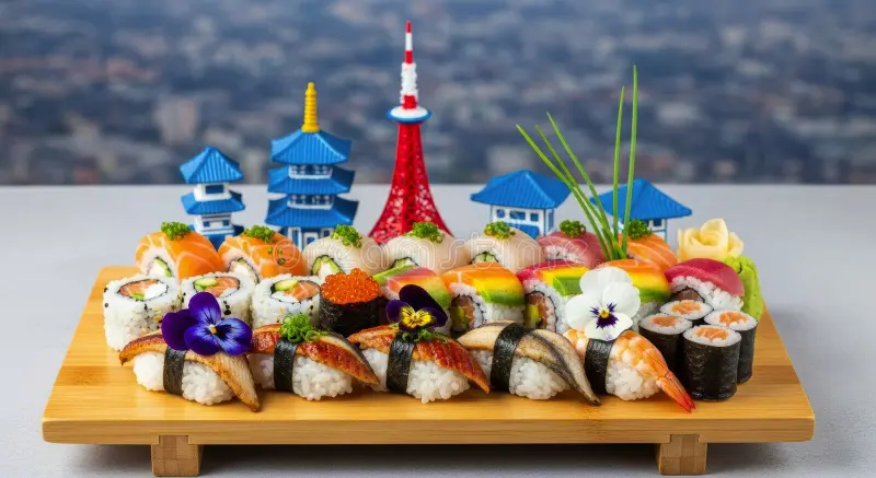 Homemade Sushi Platter: Japan’s Art of Freshness