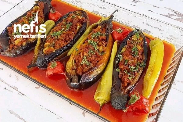 Karnıyarık (Stuffed Eggplant)